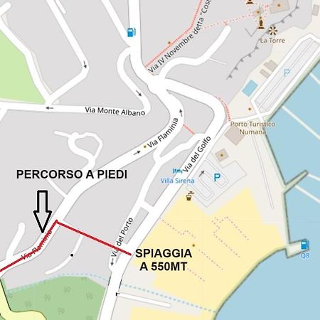 Casa Nadia A Pochi Passi Dal Mare Con Garage, Terrazza E Sala Giochi Leilighet Numana Eksteriør bilde